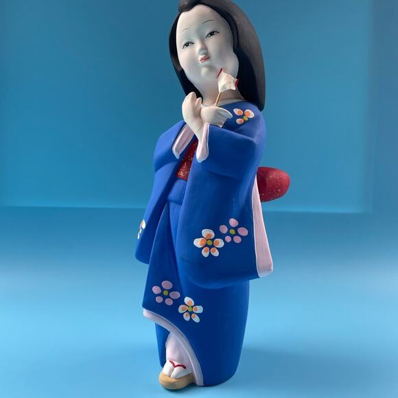 Hakata doll - Ceramic Japanese Girl Figurine - Picture 2 of 10